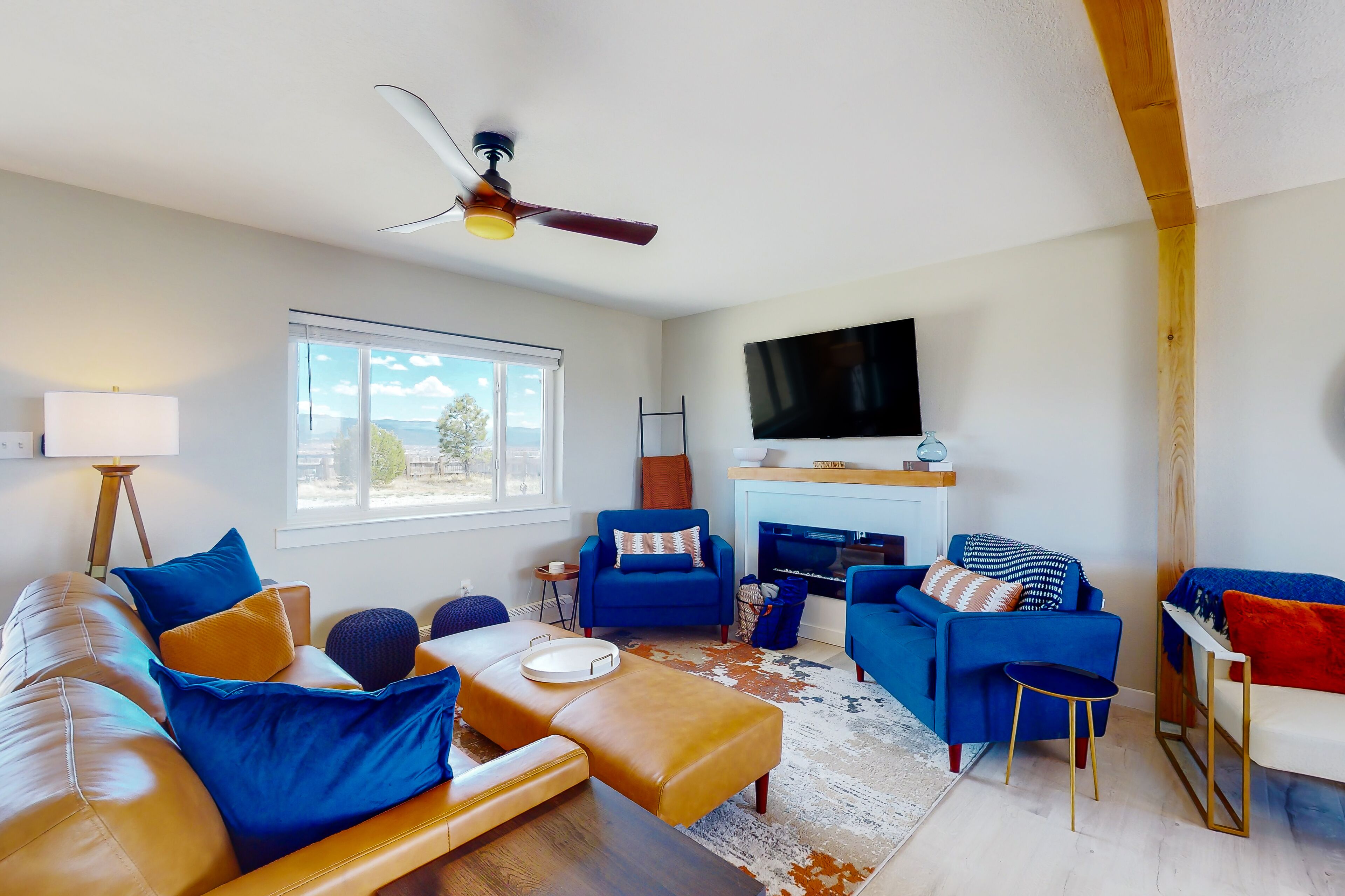 Inviting mtn-view house in great location with gas firepit, grill, patio, & W/D