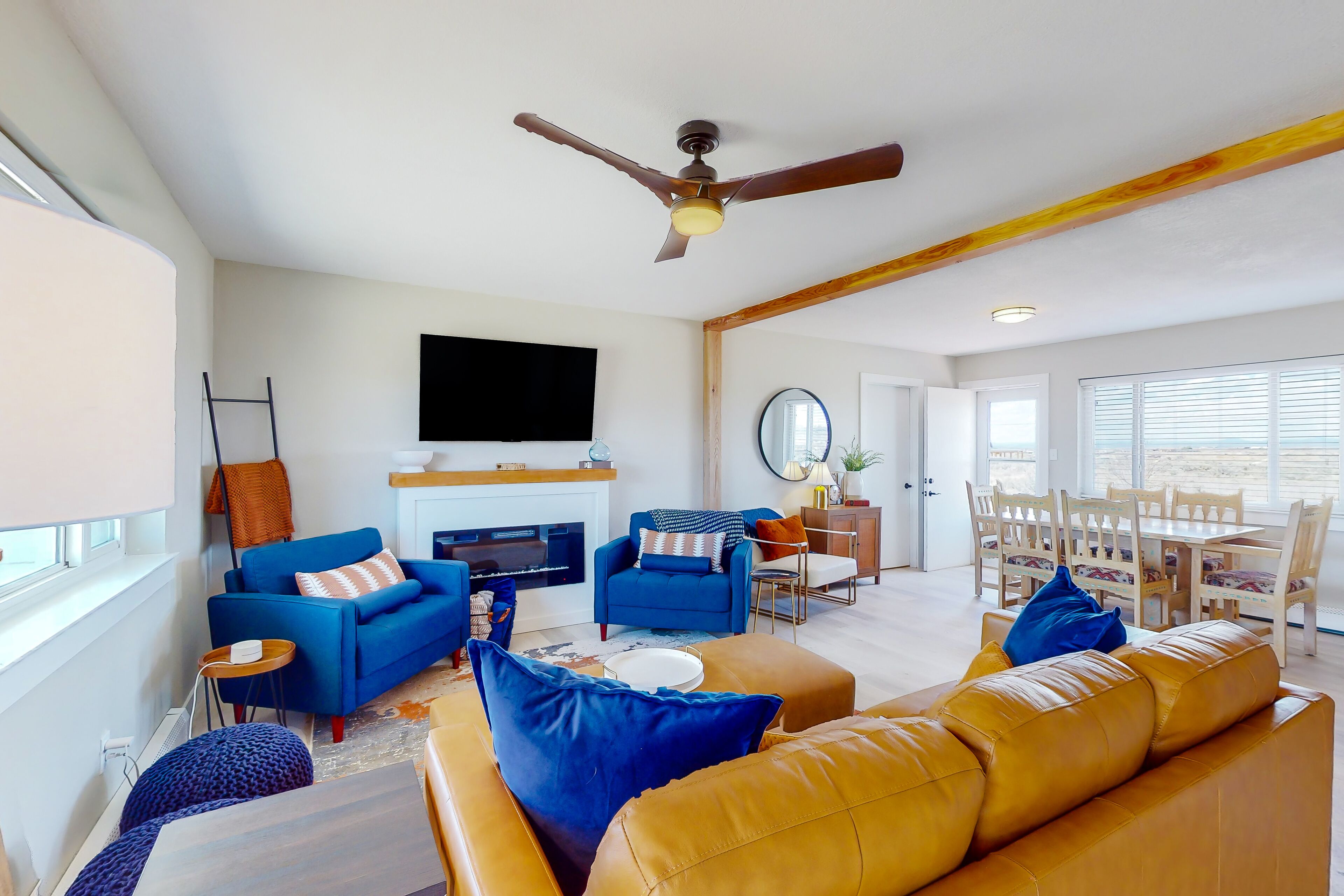 Inviting mtn-view house in great location with gas firepit, grill, patio, & W/D