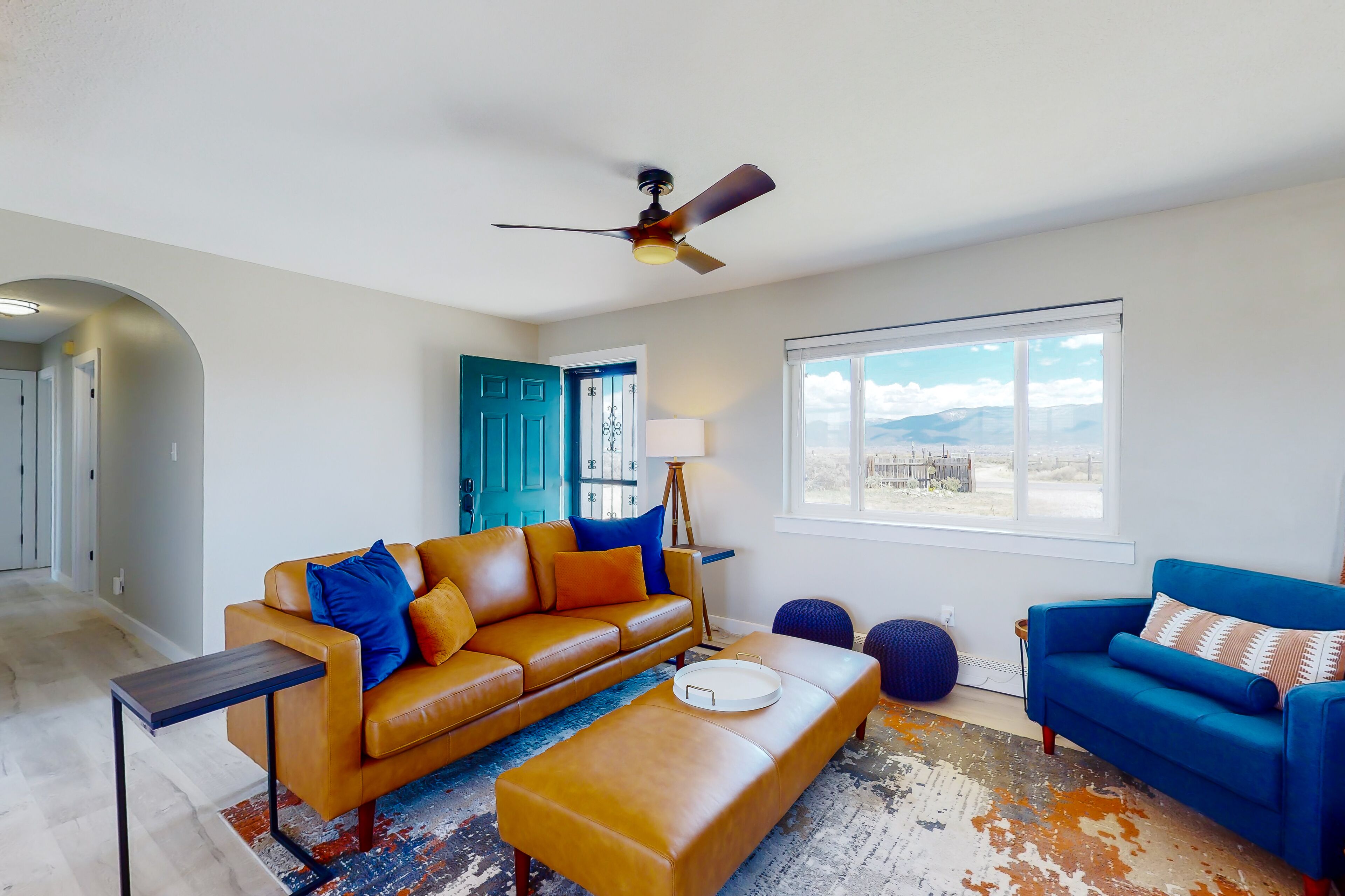 Inviting mtn-view house in great location with gas firepit, grill, patio, & W/D