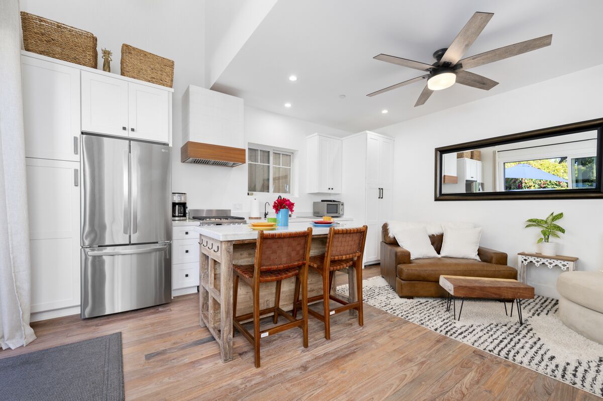 Keiki Guest House is centrally located in Leucadia. Monthly May Special!