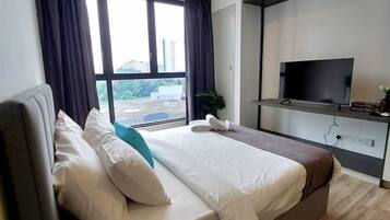 Deluxe Suite (Deluxe Studio) | 2 bilik tidur, peti besi dalam bilik, ruang kerja komputer riba