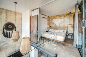 1 slaapkamer, een bureau, een strijkplank/strijkijzer, gratis wifi