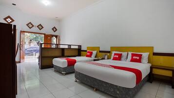 1 habitación y ropa de cama