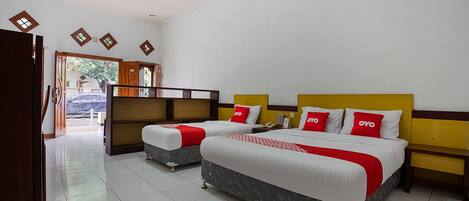 1 habitación y ropa de cama