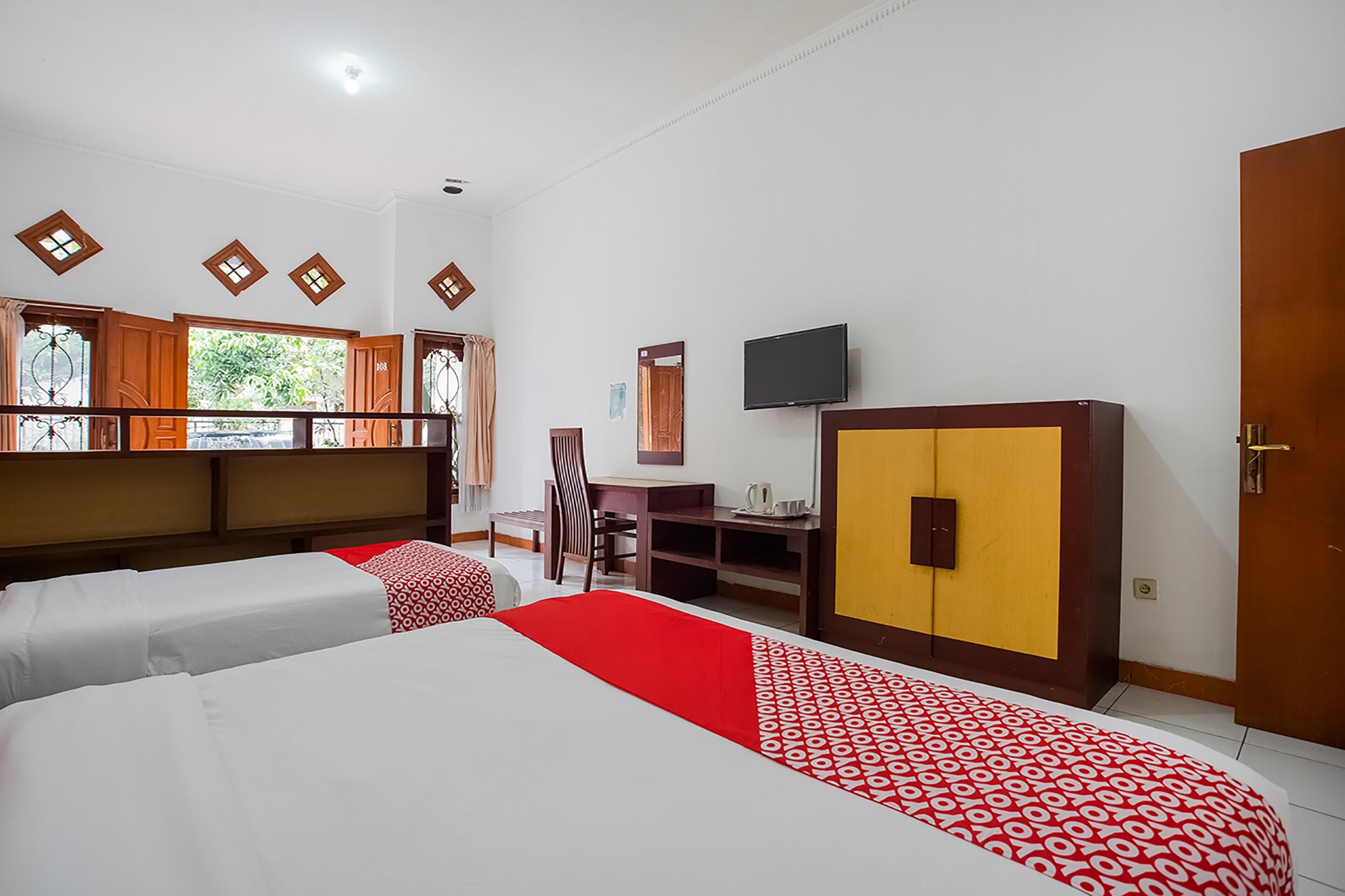 1 habitación y ropa de cama 