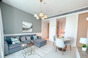 Premium Apartment, 1 Bedroom | Living area