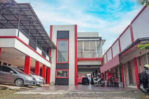 Façade de l’hébergement