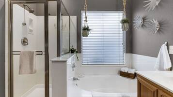 Hair dryer, towels