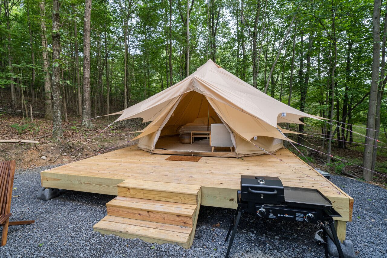 Luxury Camping with King Bed - Aster Tent
