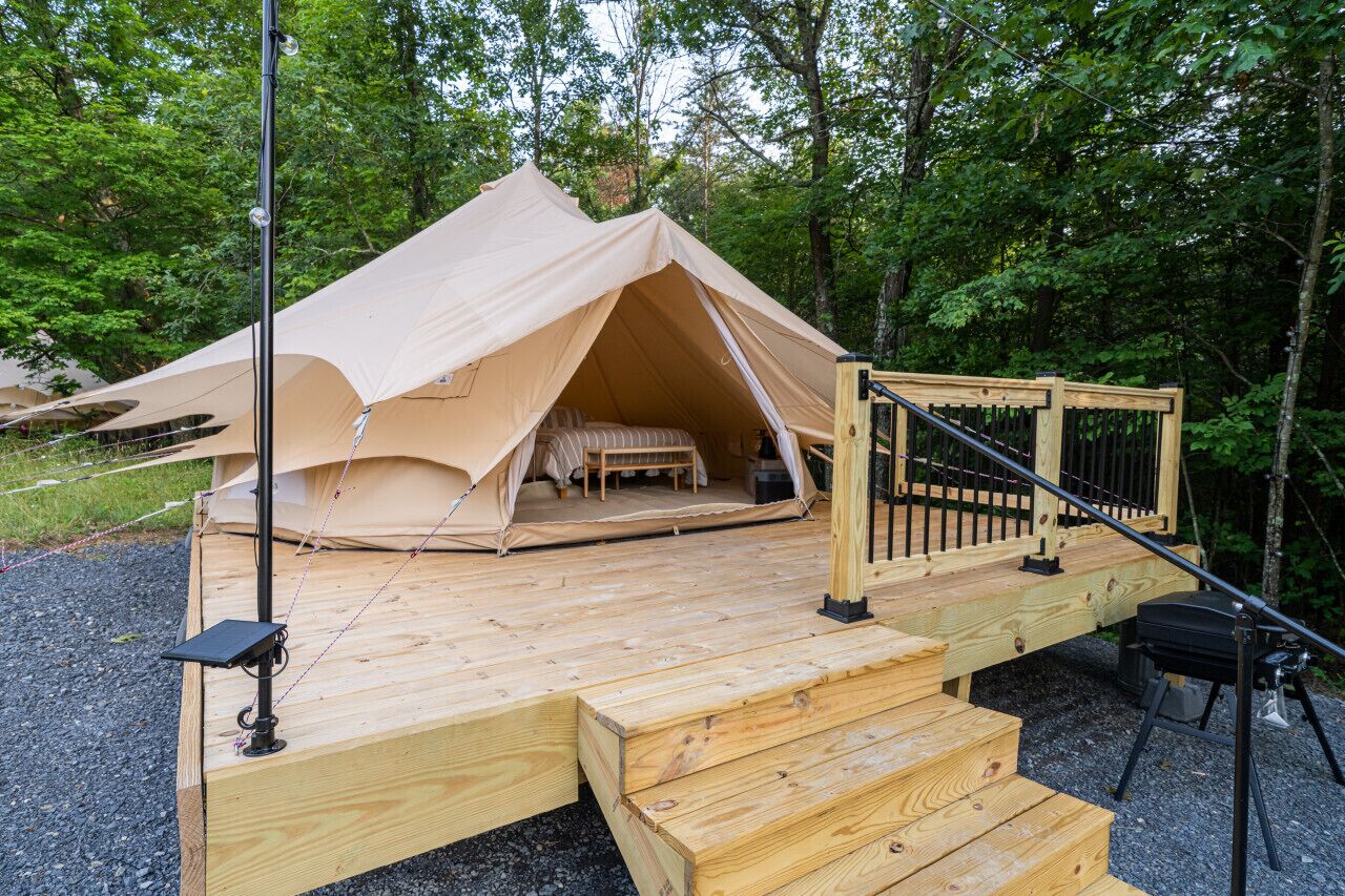 Luxury Camping with Two Full Beds - Berkeley Tent