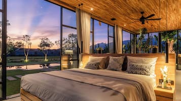 Exclusieve villa, 6 slaapkamers, privézwembad, uitzicht op strand | 6 slaapkamers