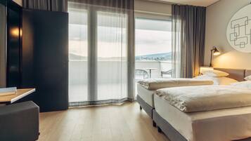 In-room safe, iron/ironing board, free cribs/infant beds, free WiFi