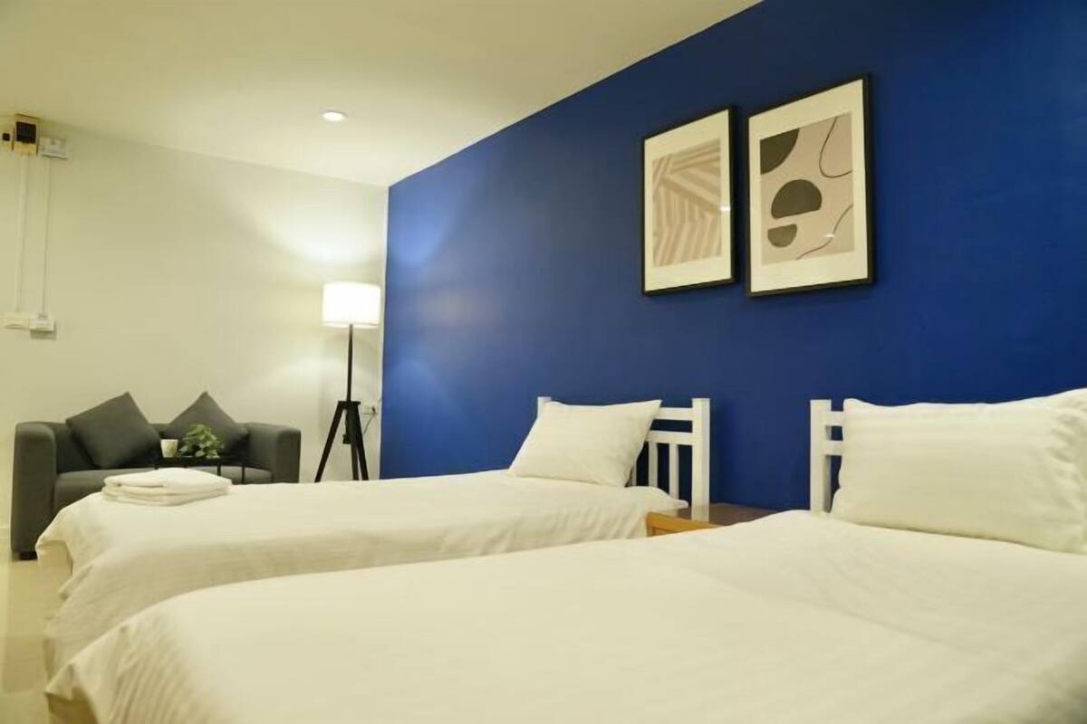 Desk, rollaway beds (surcharge), WiFi (free), bed sheets
