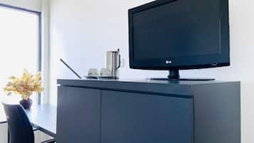Pillow-top beds, desk, laptop workspace, free WiFi