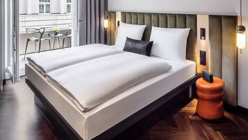 Superior Double Room, 1 King Bed, Non Smoking, Balcony | Hypo-allergenic bedding, in-room safe, soundproofing, free WiFi