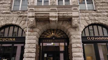 Fassade der Unterkunft