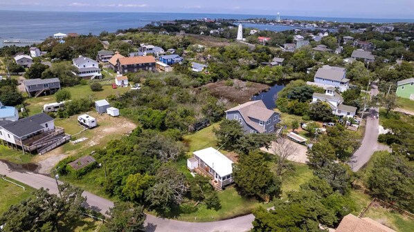 منظر من الجو على ارتفاع عالٍ