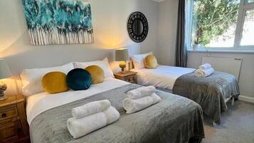 2 bedrooms, hypo-allergenic bedding, individually furnished