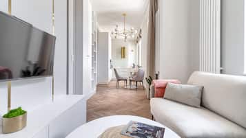 Apartment | 1 Schlafzimmer, Bügeleisen/Bügelbrett, Babybetten, kostenloses WLAN