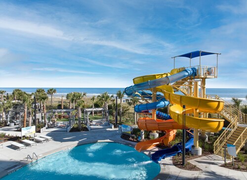Steps to Atlantic Ocean and Currents Water Park located in a gated community.