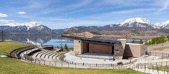 Condo in Dillon Overlooking Amphitheater & Sweeping Mountain & Lake Views!