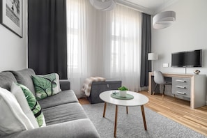 Lägenhet Comfort | 1 sovrum, strykjärn/strykbräda, gratis wi-fi och sängkläder