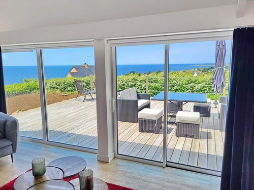 713-Villa du Roz -Großer Komfort- 180° Meerblick