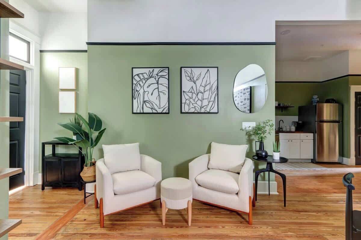 Televisie en een kantoor