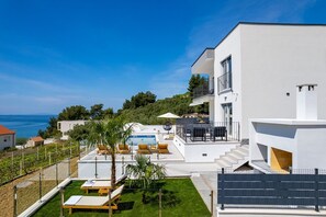 Una piscina riscaldata