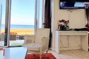 Interior - Magnifique vue sur la mer direct sur la plage appartement 110m2 8-9 pers terrass (Villers-sur-Mer)