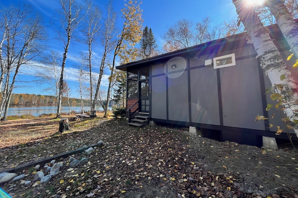 Waterfront mid-century modern