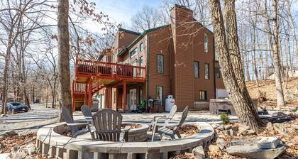 Mahogany Sun Hot Tub Theater Room Fire Pit