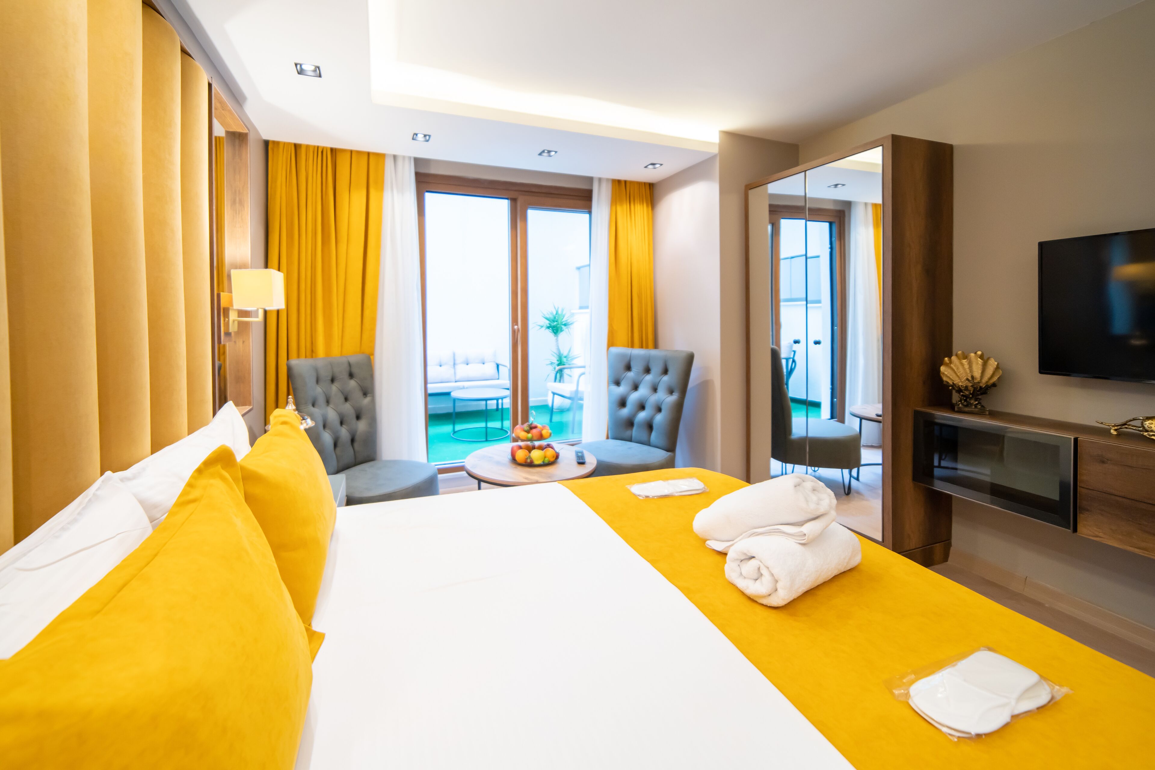 Suite Studio Junior | Literie de qualité supérieure, minibar, coffres-forts dans les chambres