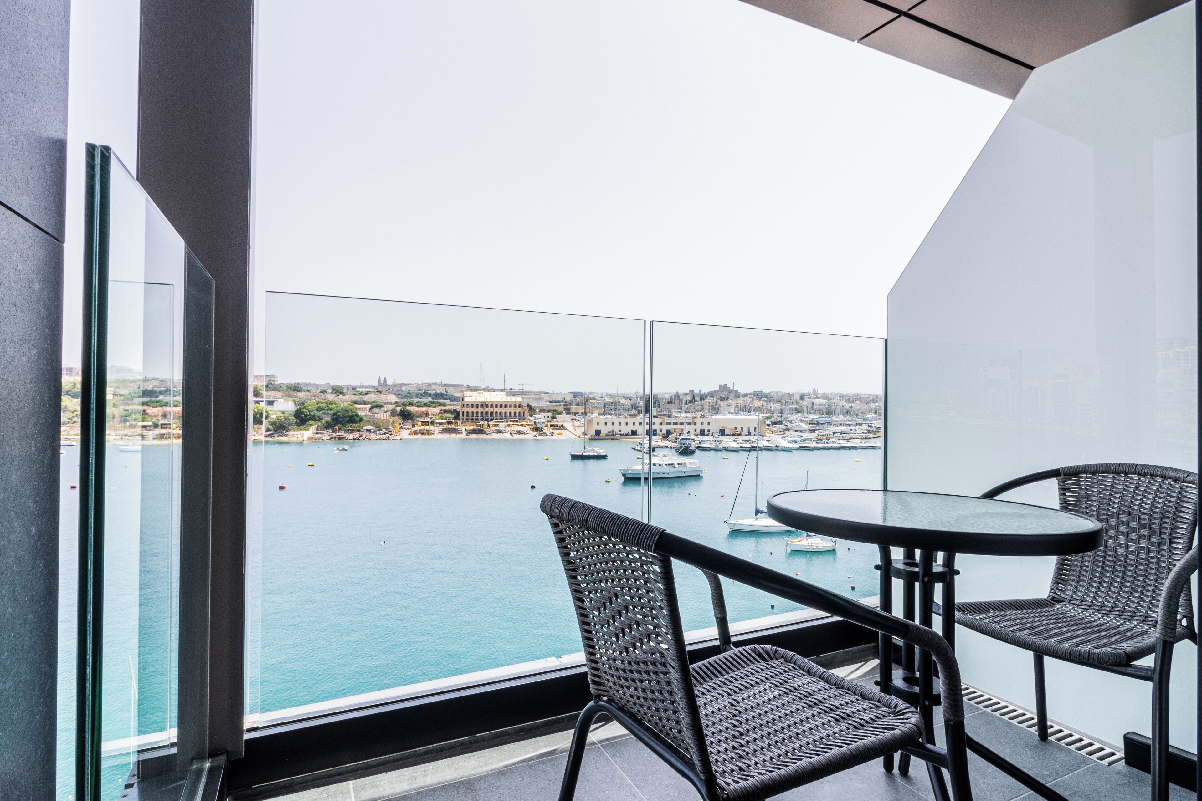 Junior Suite, 1 Bedroom, Sea View | Minibar, in-room safe, desk, laptop workspace