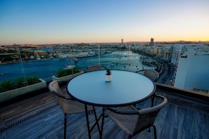 Penthouse Suite, Hot Tub, Sea View | Terrace/patio