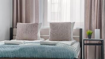 Apartment | 1 Schlafzimmer, Verdunkelungsvorhänge, kostenloses WLAN