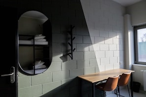 Quadruple Room | Desk, laptop workspace, blackout drapes, iron/ironing board