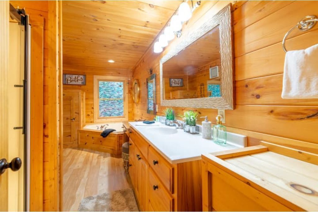 Primary suite bathroom entrance