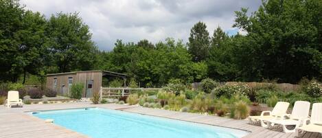 Una piscina climatizada