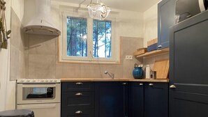 Fridge, oven, stovetop, dishwasher - Chalet Zénith - Lege CAP Ferret (LEGE CAP FERRET)
