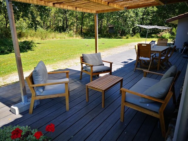 Outdoor dining - Le Chêne - Lanton - Gîte (LANTON)