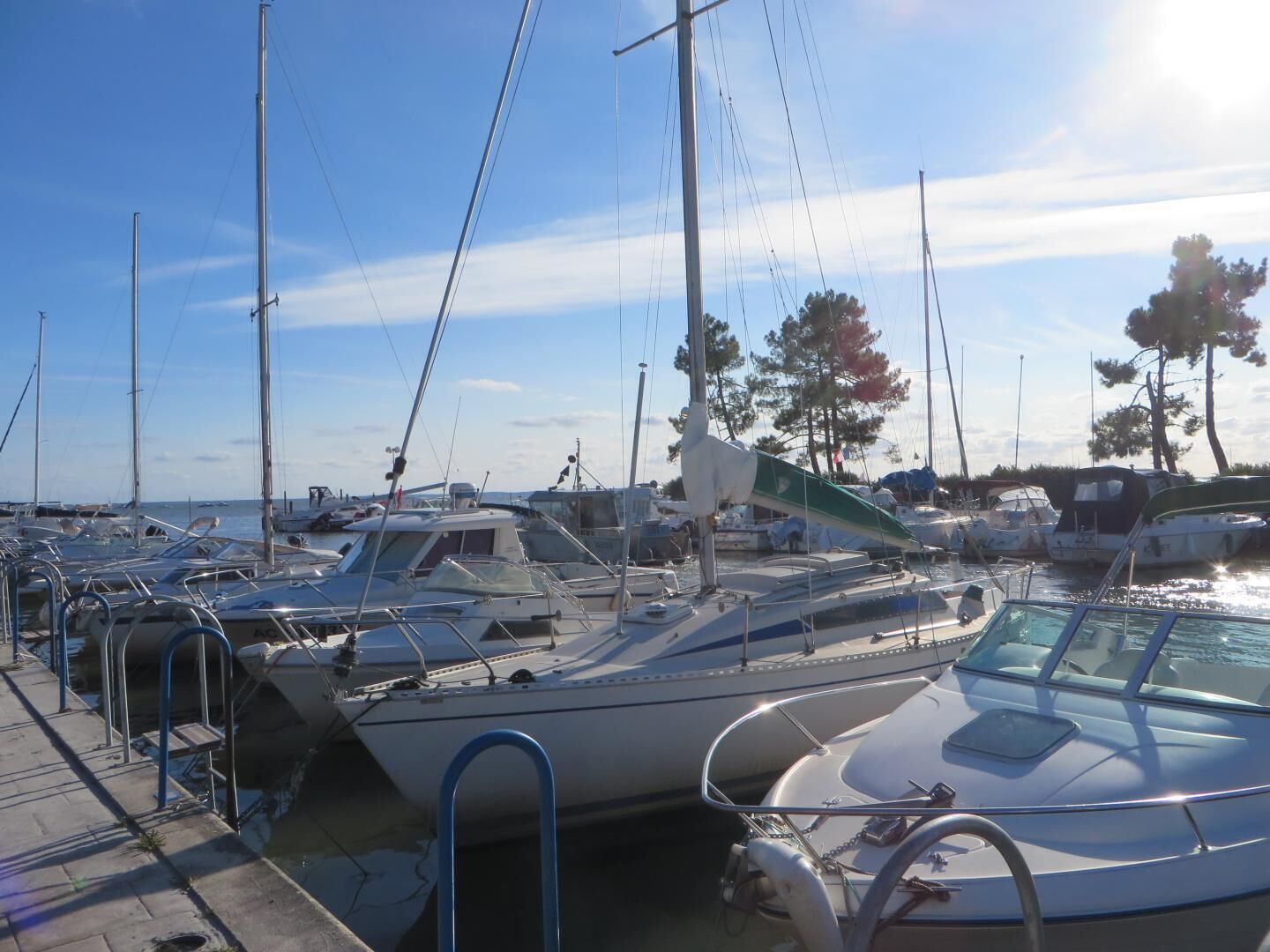 Le port de plaisance du Betey.