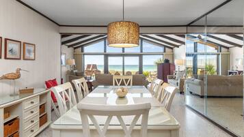 House, Multiple Beds, Patio, Ocean View | Dining