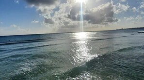Sun loungers, beach towels