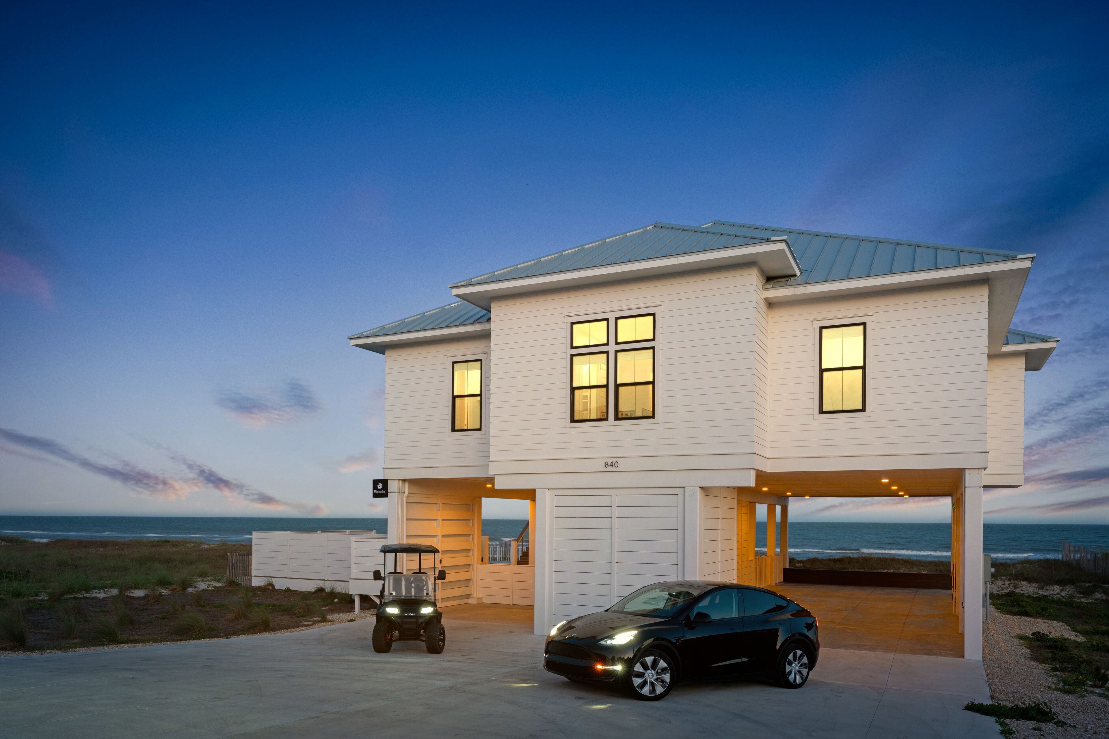 Beach-Front Home w/ Private Pool/Golf Cart/Hot Tub