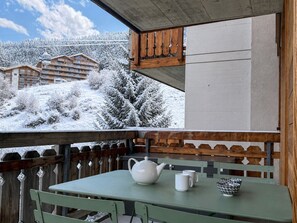 Outdoor dining - Pracondu 2 203 - OUTDOOR & FUN apartment 5 pers (Haute-Nendaz)