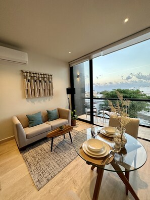 Estudio panorámico | Área de sala de estar