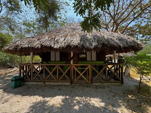 Family Cabin | Terrace/patio - Eco Hotel bosque encantado (Rosario Islands)