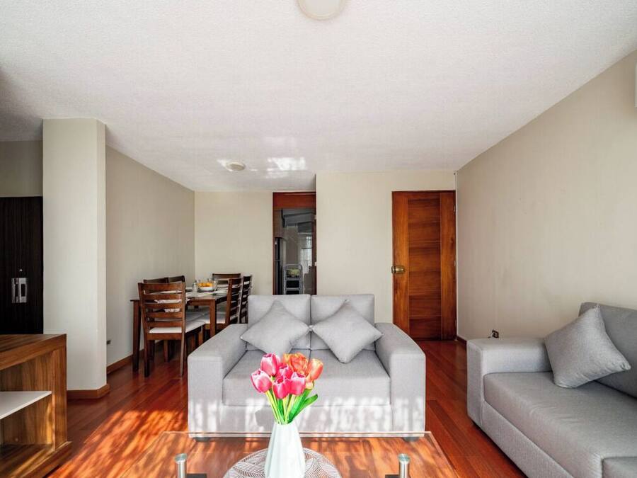 Superior Apartment, 3 Bedrooms, Balcony, City View | Living area | 50-inch flat-screen TV with cable channels