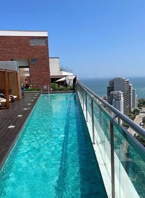 Outdoor pool - Ocean view! Good location, ideal for couples or small families (Barranco)